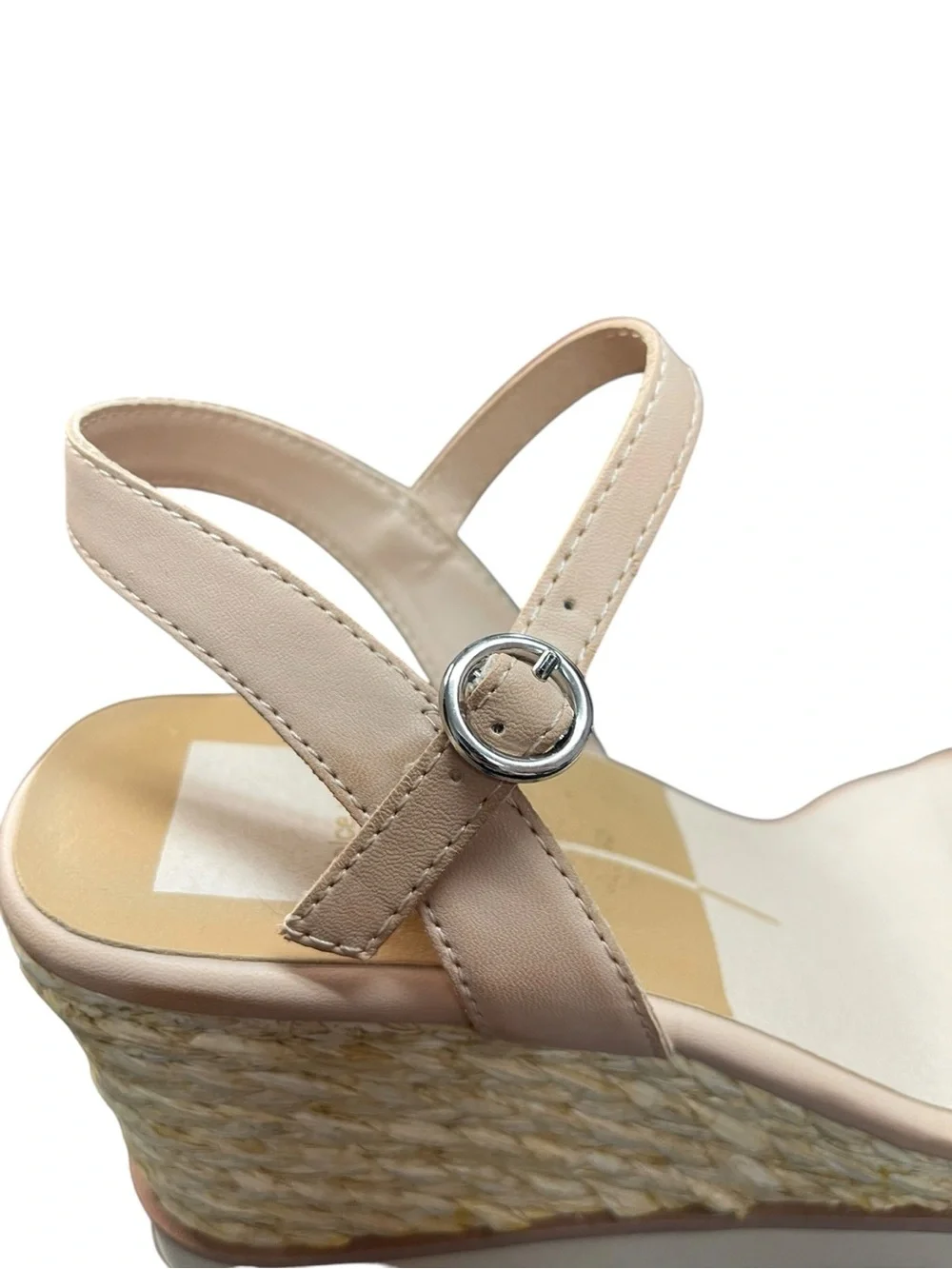 Dolce Vita Lealah Espadrille Wedge Sandals Blush Nude